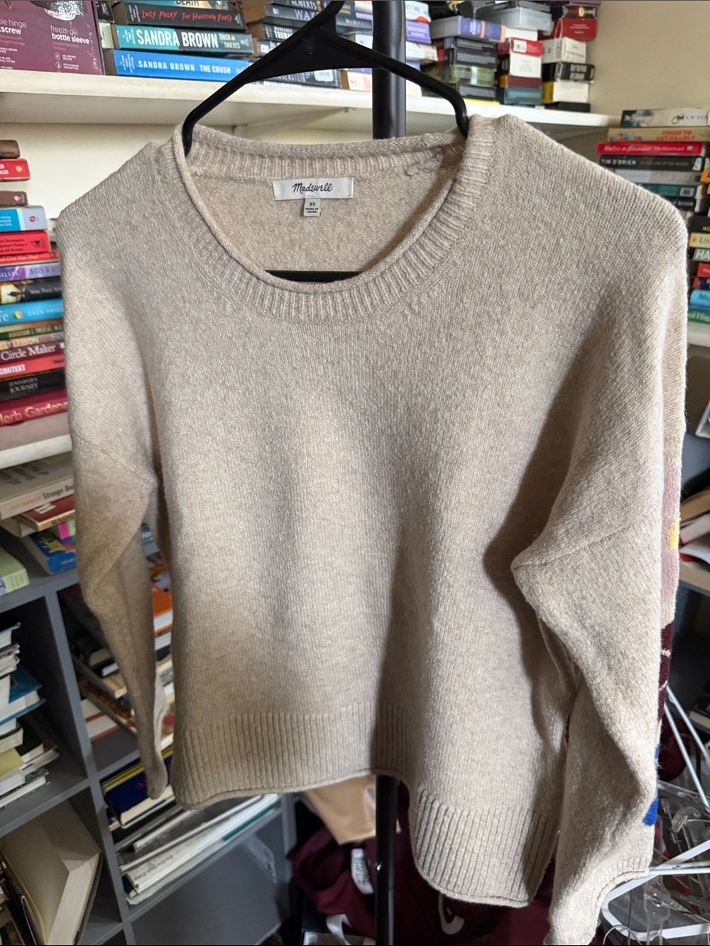 Madewell Beige Crewneck Sweater